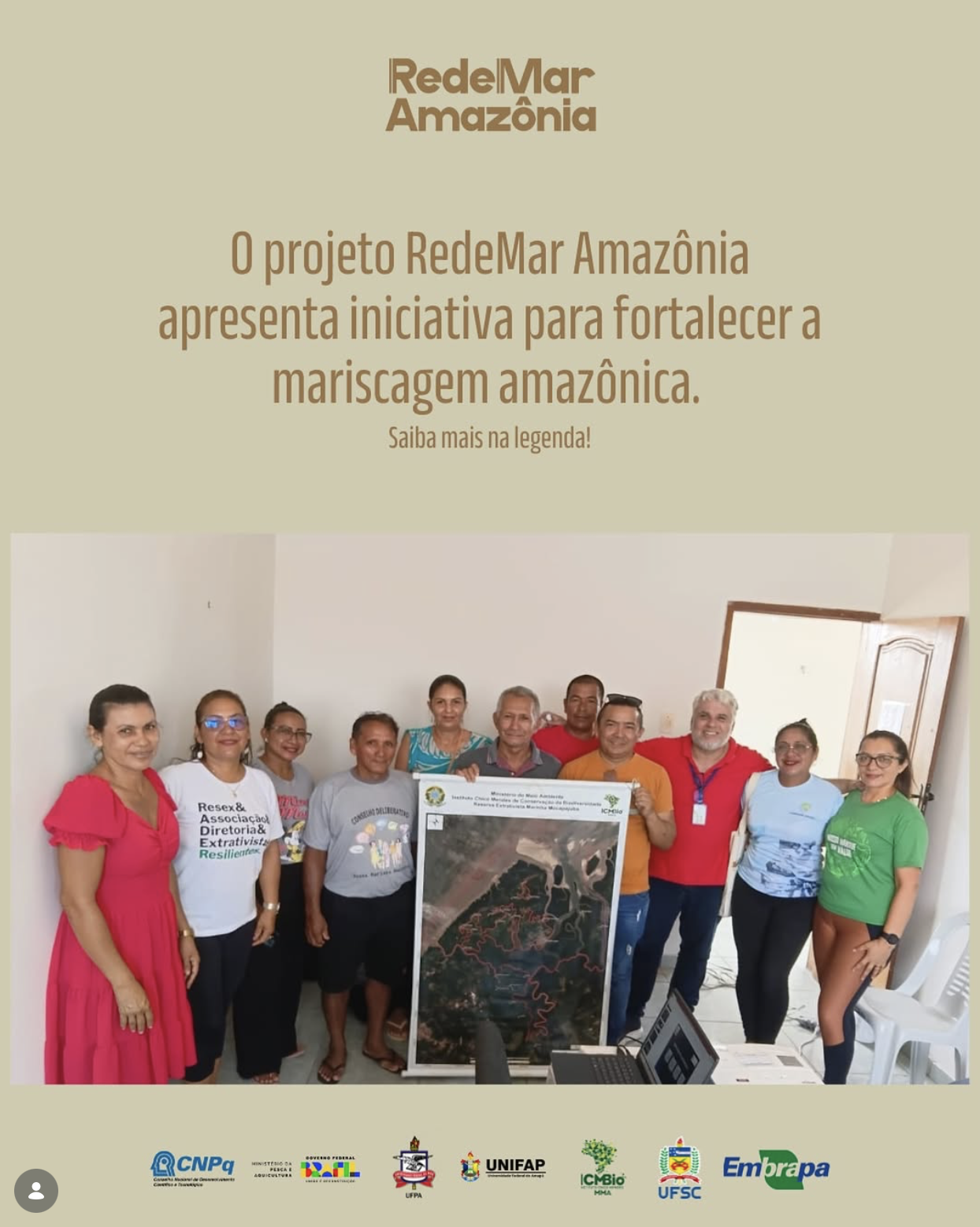 Projeto RedeMar Amazônia apresenta iniciativa para fortalecer a mariscagem amazônica